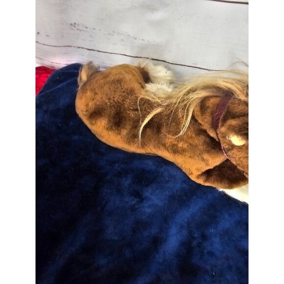 Budweiser Plush CLYDESDALE Horse With Bridle 12" Vintage - Picture 4 of 10